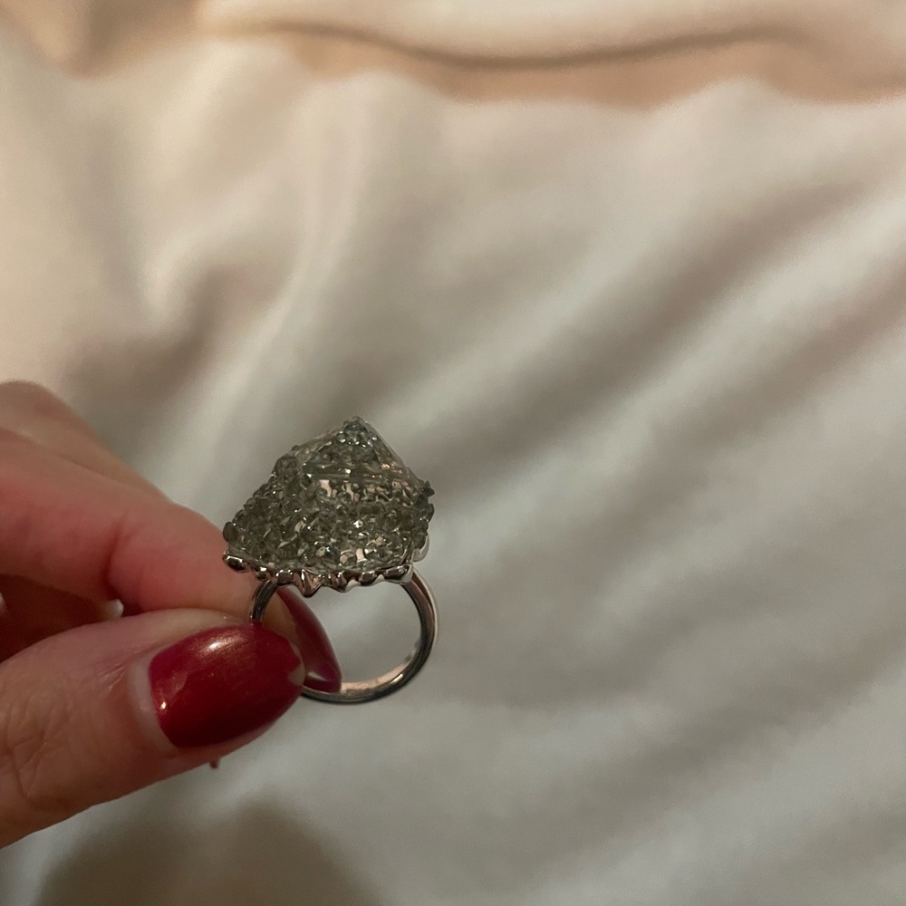 Stunning Swarovski Ring with Crystal Accent